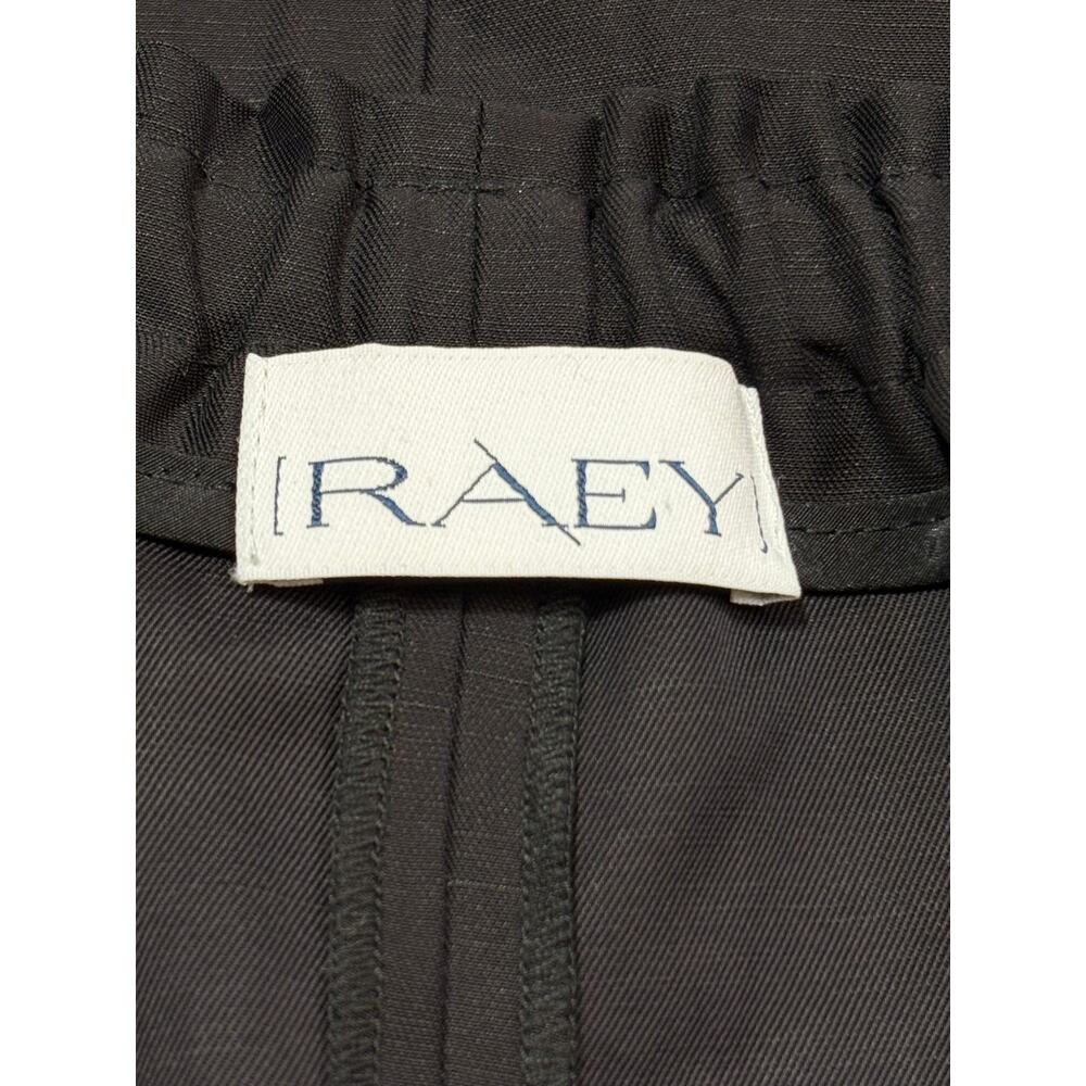 Raey Linen Blend Black Pull On Midi Skirt Size 8 UK 4 US - Picture 4 of 5